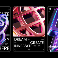 3D Glossy Icons