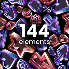 3D Glossy Icons