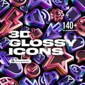 3D Glossy Icons