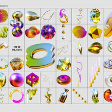 3D GOLD RUSH Objects