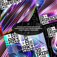 3D Iridescent HD Shapes