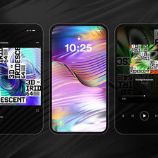 3D Iridescent HD Shapes