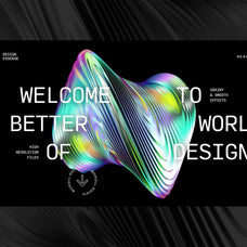 3D Iridescent HD Shapes