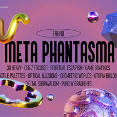 3D META LAVENDER Objects