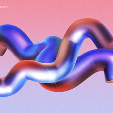 3D META LAVENDER Objects