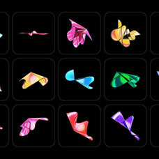 3D Rays illustrations