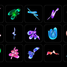 3D Rays illustrations