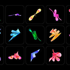3D Rays illustrations