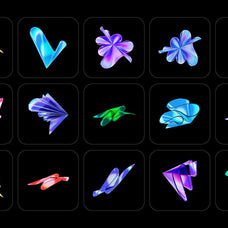 3D Rays illustrations