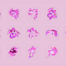 3D Ribbon Glass Collection