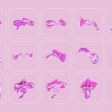 3D Ribbon Glass Collection