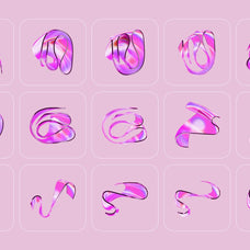 3D Ribbon Glass Collection