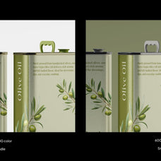 3L Tin Can Oil Mockups