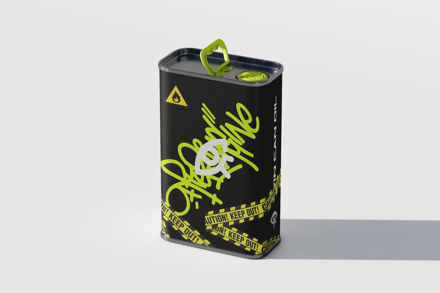 3L Tin Can Oil Mockups