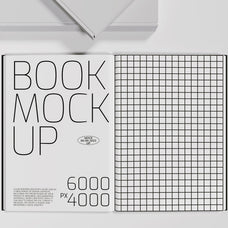 4 Book Mockups Set