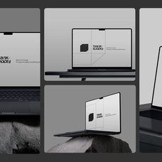 4 Macbook Mockup Bundle [B1]