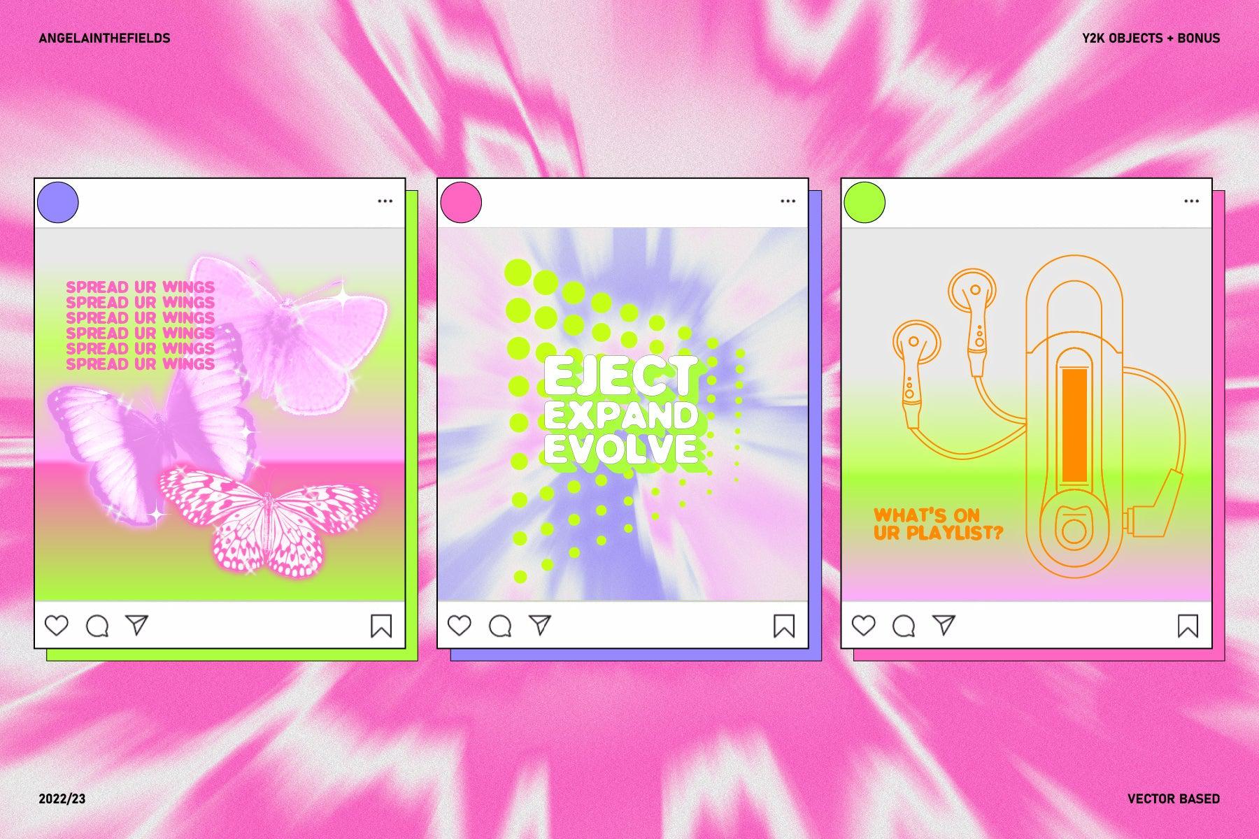 400+ Y2K Elements + Bonus