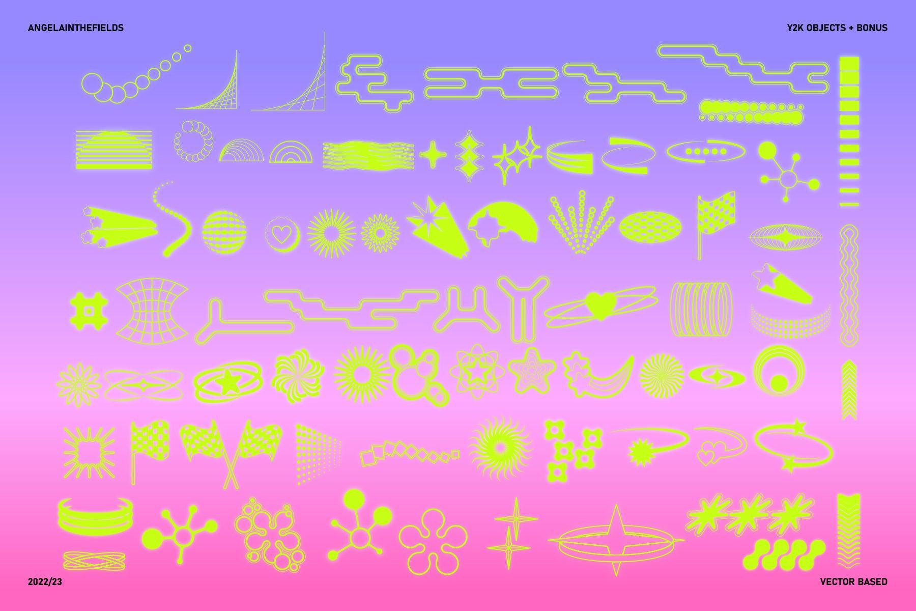 400+ Y2K Elements + Bonus