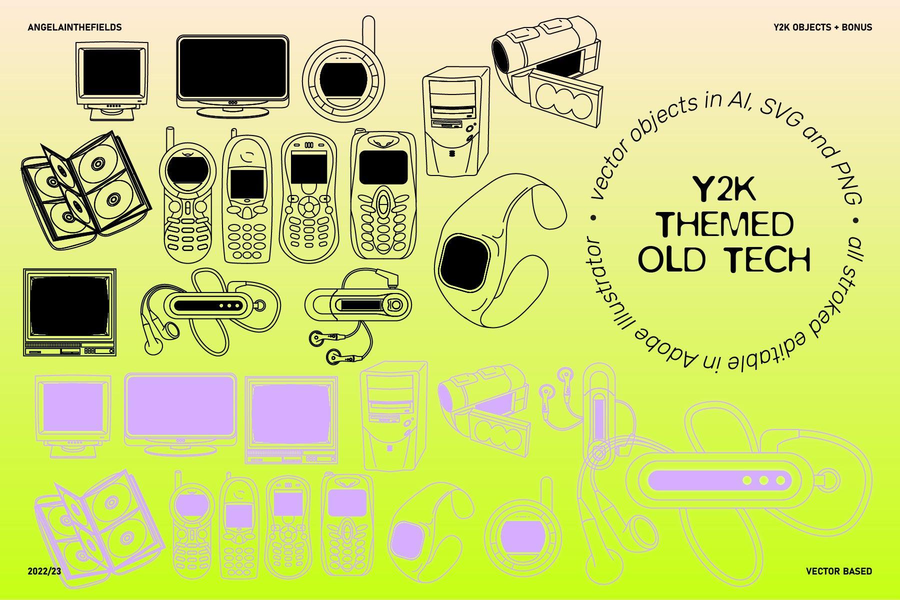 400+ Y2K Elements + Bonus