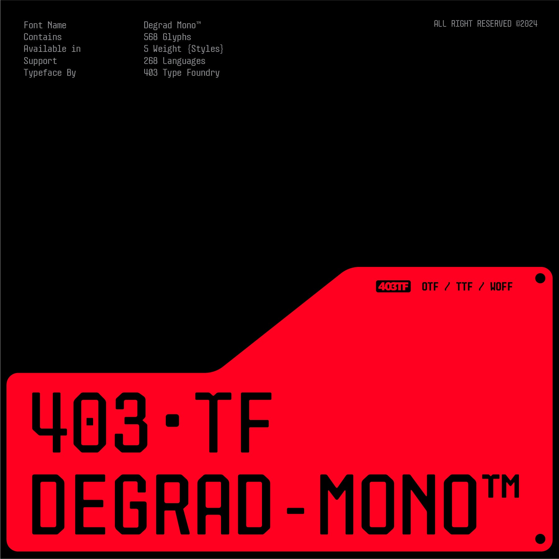 403 Degrad Mono