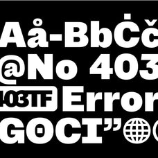 403 Grotesk