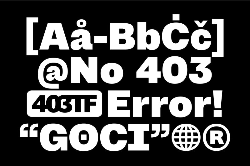 403 Grotesk