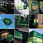 42 Cargo & Logistic Mockups Bundle