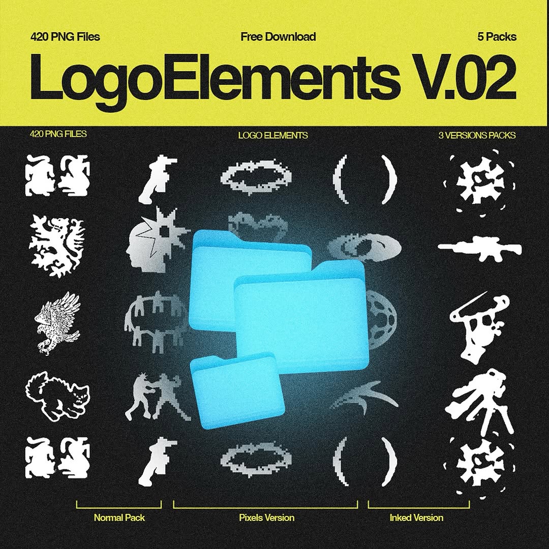 420 Logo Elements Shapes Packs V.02