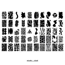 50 Bubble Masks and Frames
