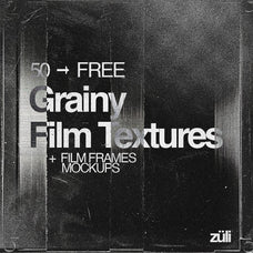 50 Grainy Film Textures Frames Pack