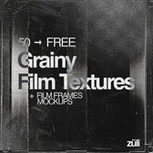50 Grainy Film Textures Frames Pack