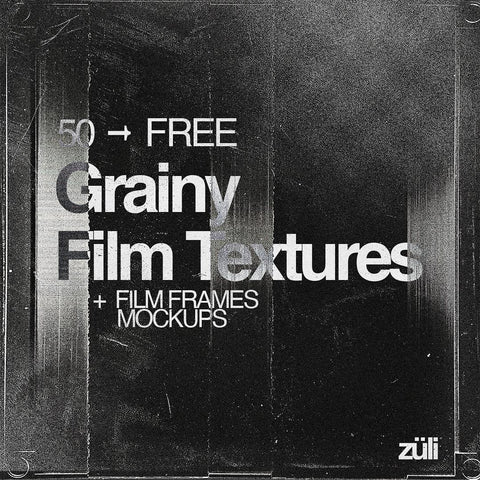50 Grainy Film Textures Frames Pack