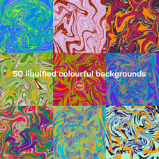 50 Liquid Retro Textures