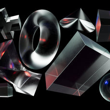 58 3D Glass Shapes
