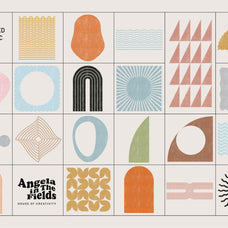 60+ Autumn Retro Geo Objects