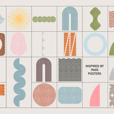 60+ Autumn Retro Geo Objects