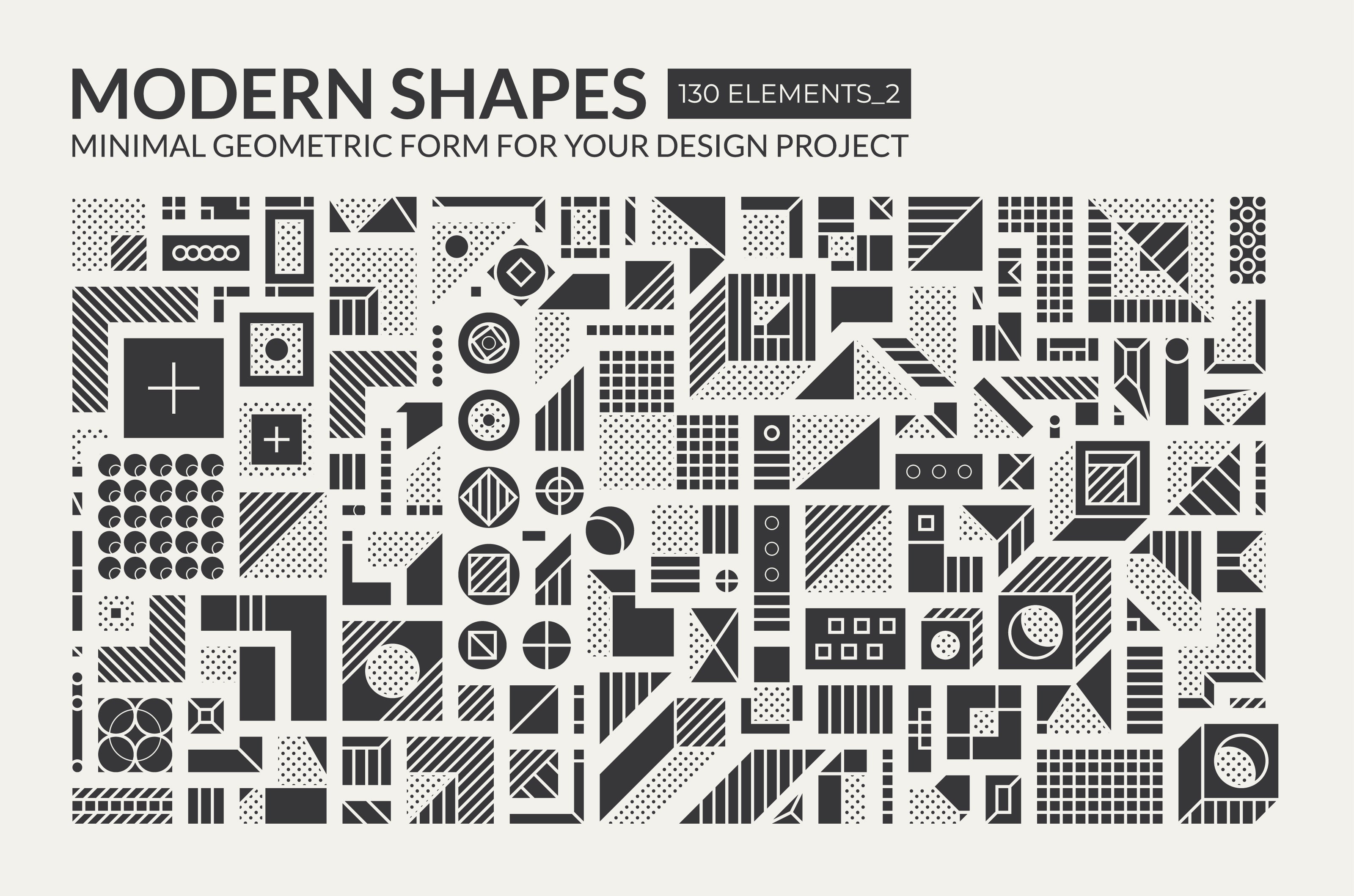 650 Minimal Geometric Shapes