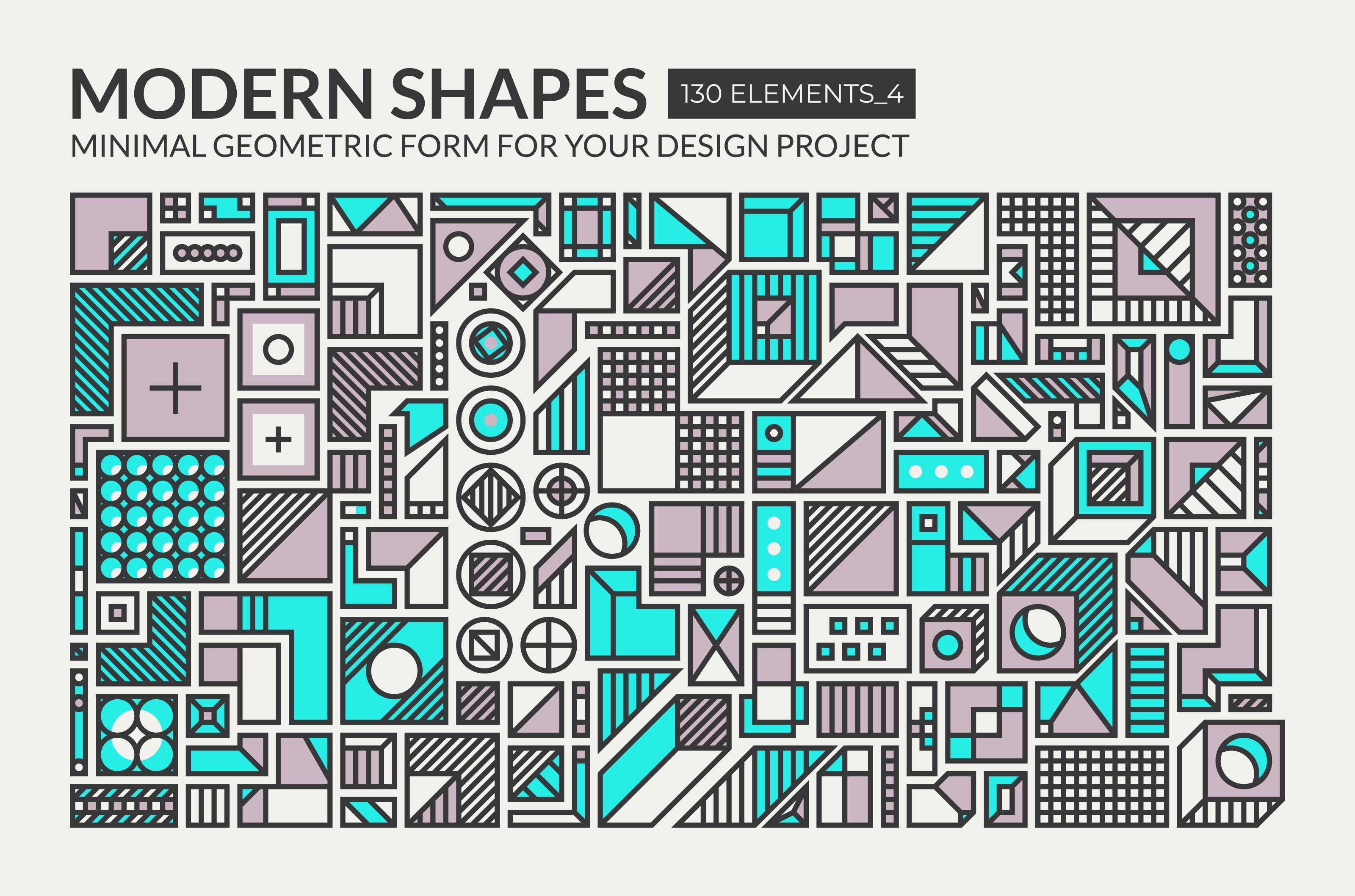650 Minimal Geometric Shapes