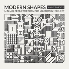 650 Minimal Geometric Shapes