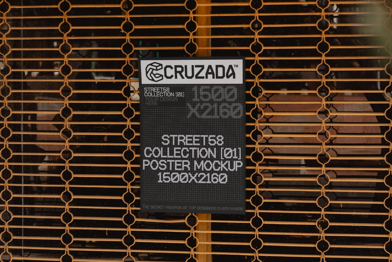 Poster and Card Mockups Street 58