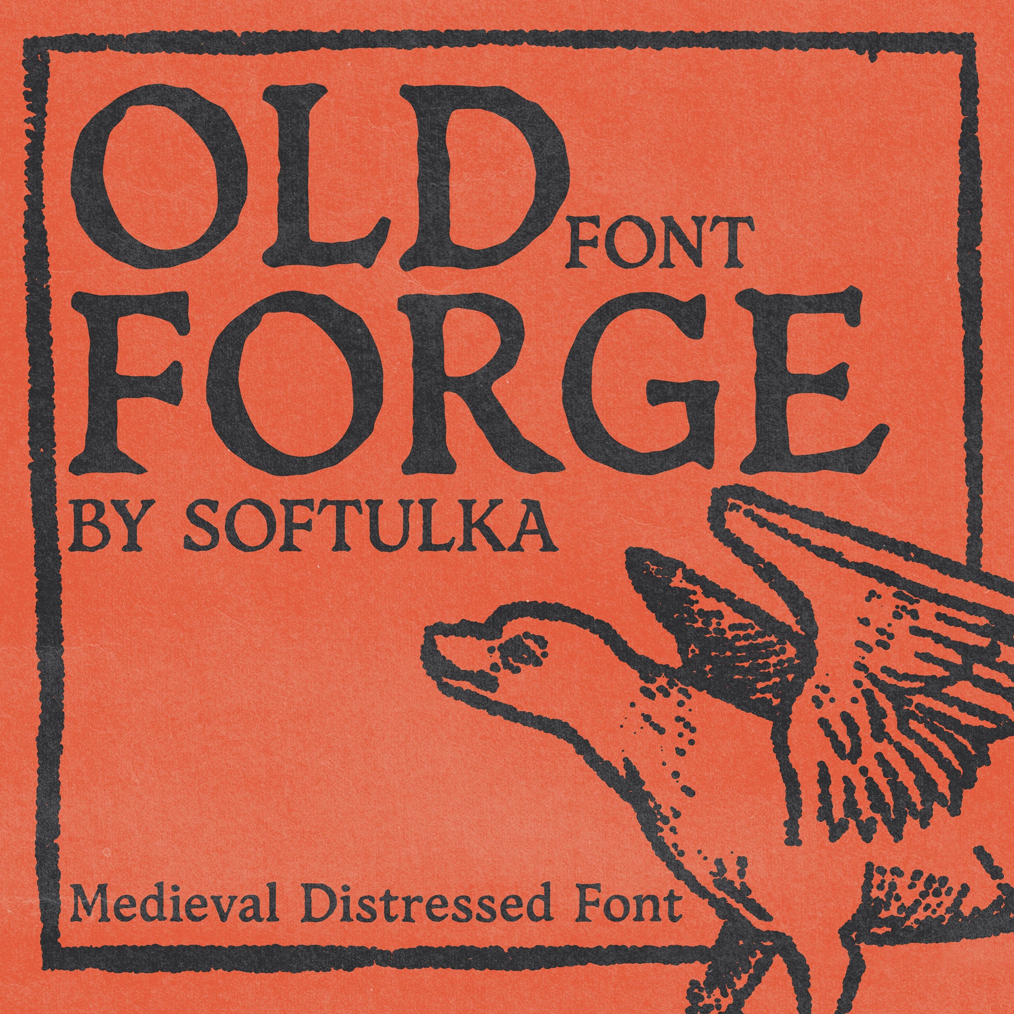 Oldforge Medieval Distressed Font