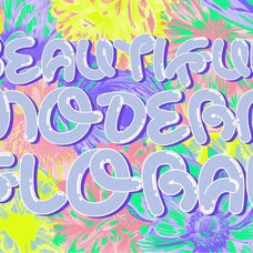 80s Floral Clipart + Bonus