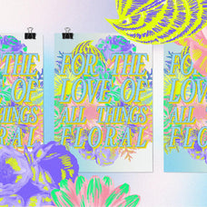 80s Floral Clipart + Bonus