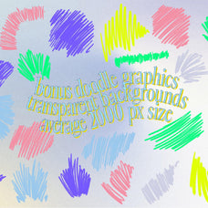 80s Floral Clipart + Bonus