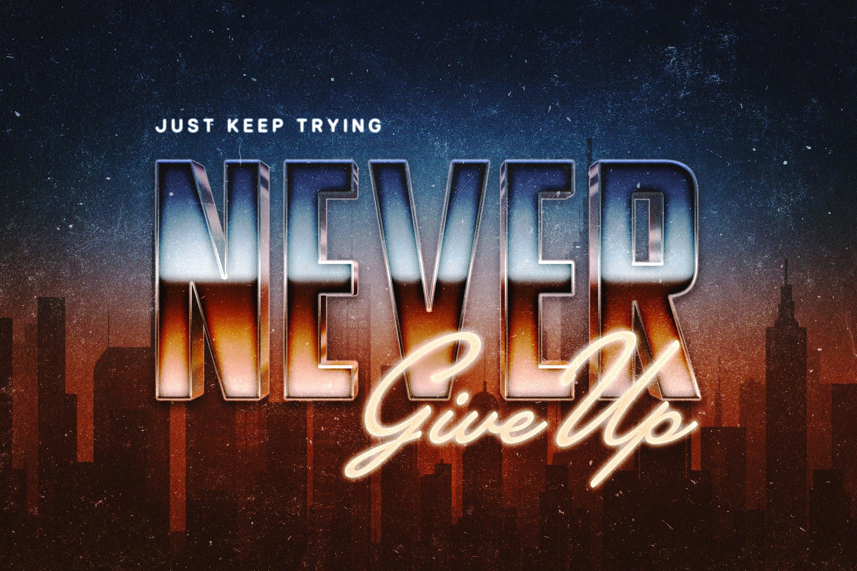 80s Text Effects Collection