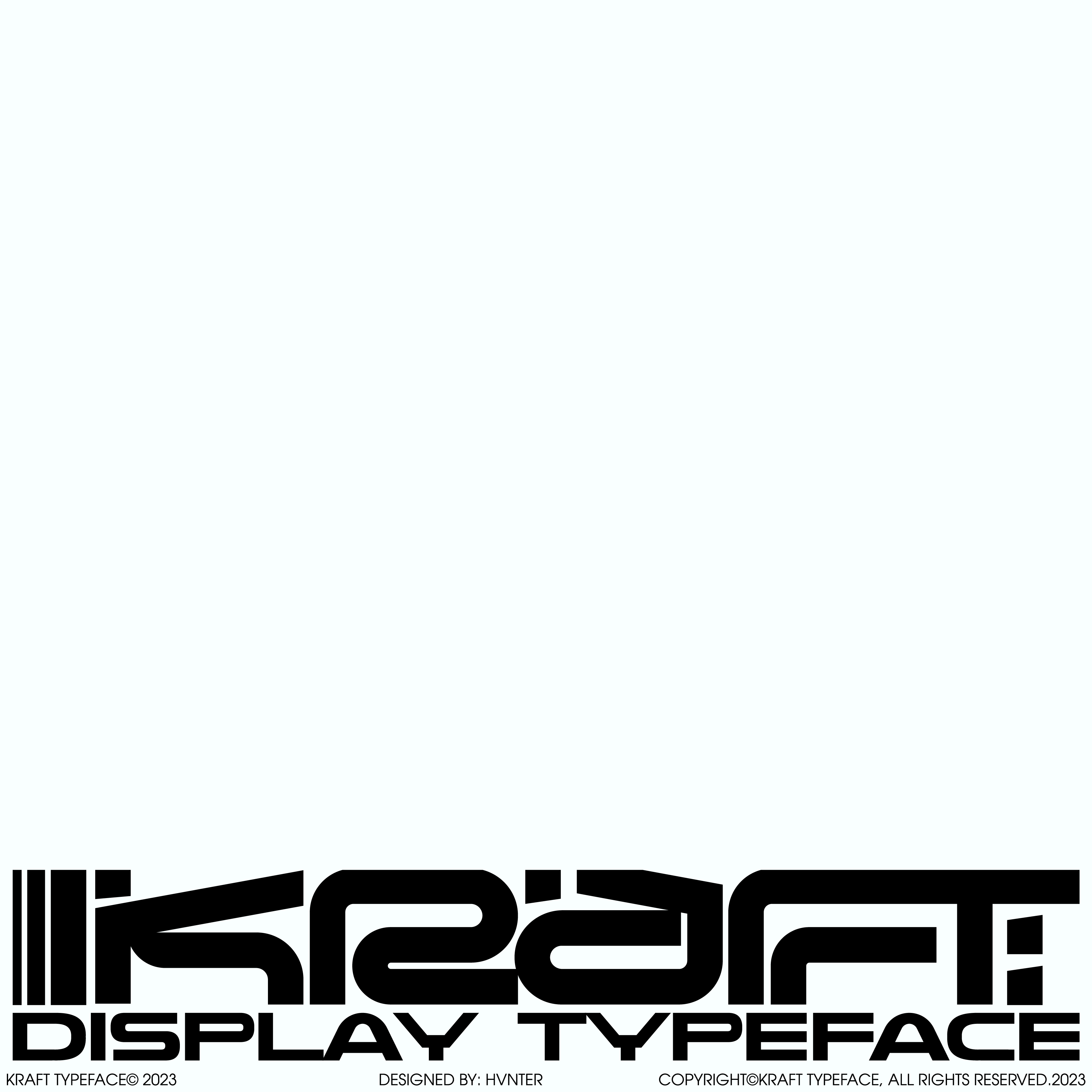 Kraft Typeface