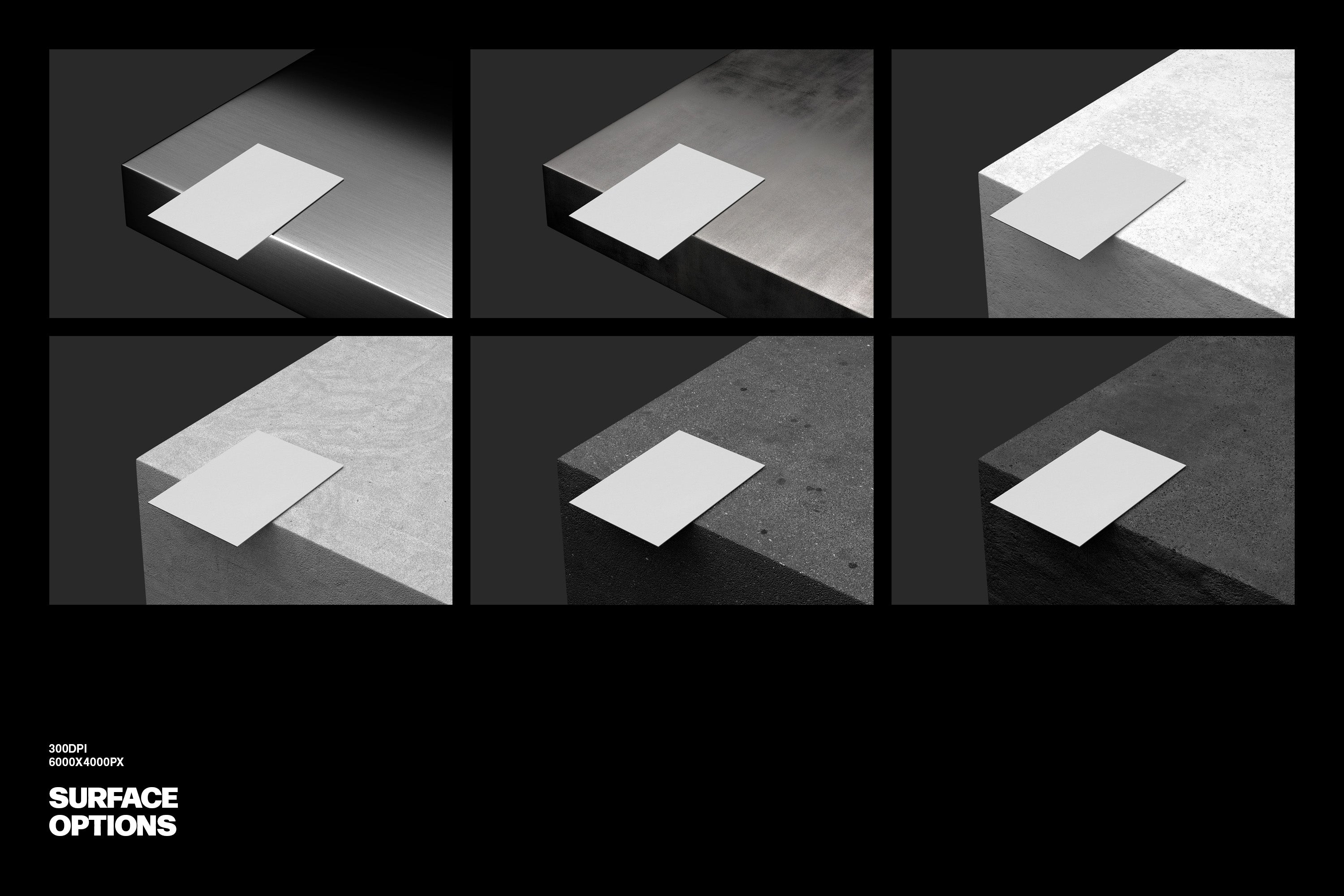 85x55mm Business Card Mockup
