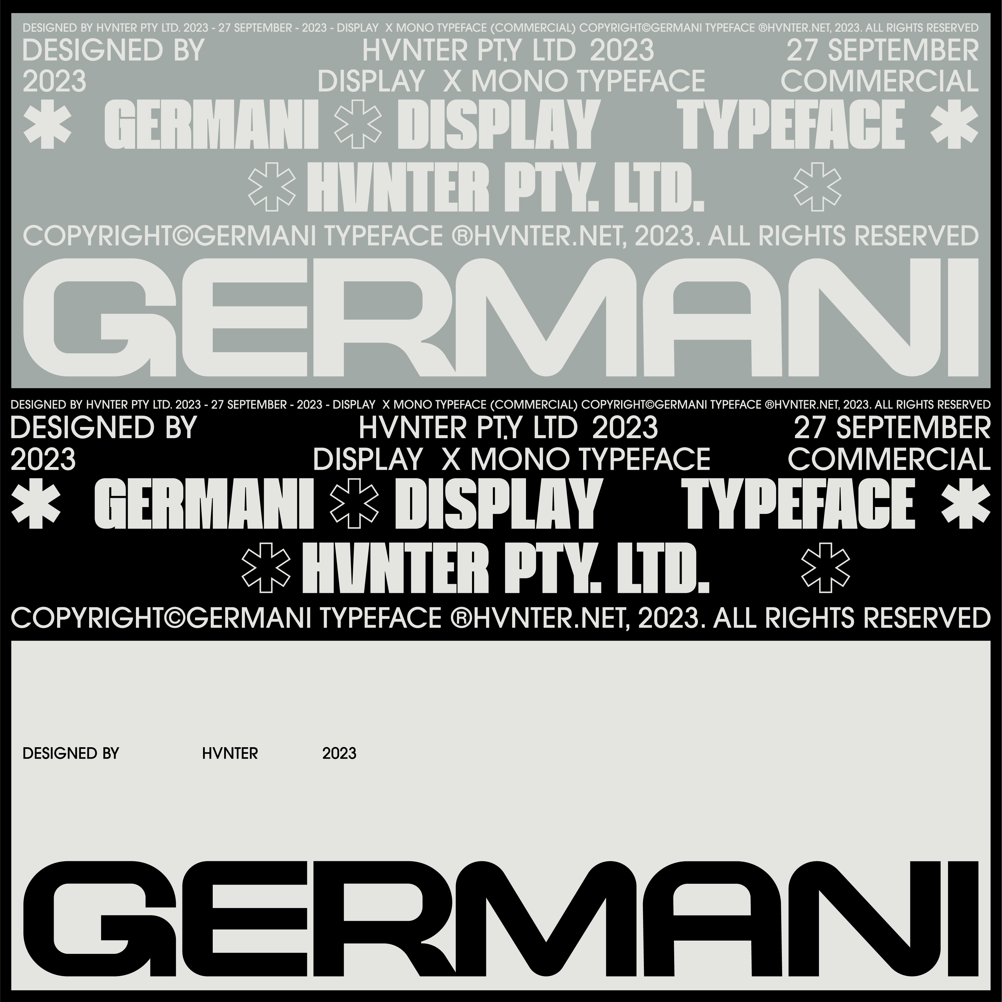 GERMANI Typeface