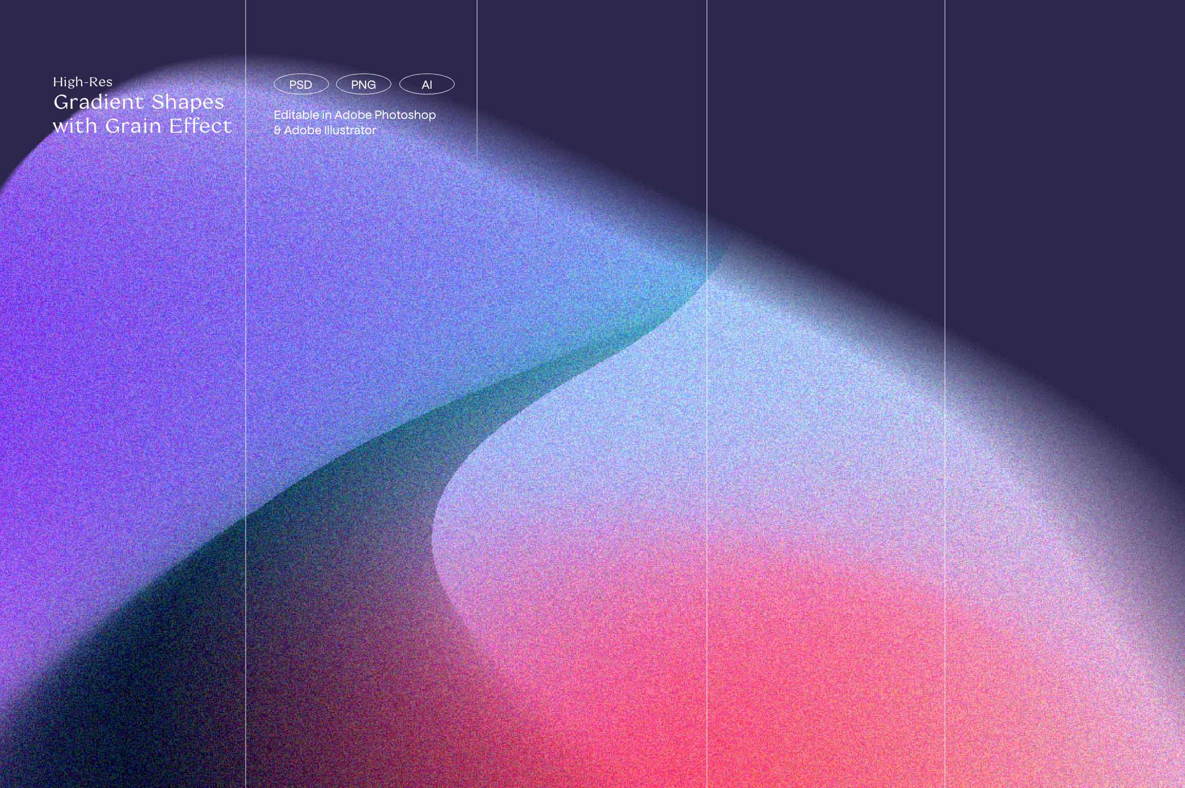 Retro Gradients & Shapes