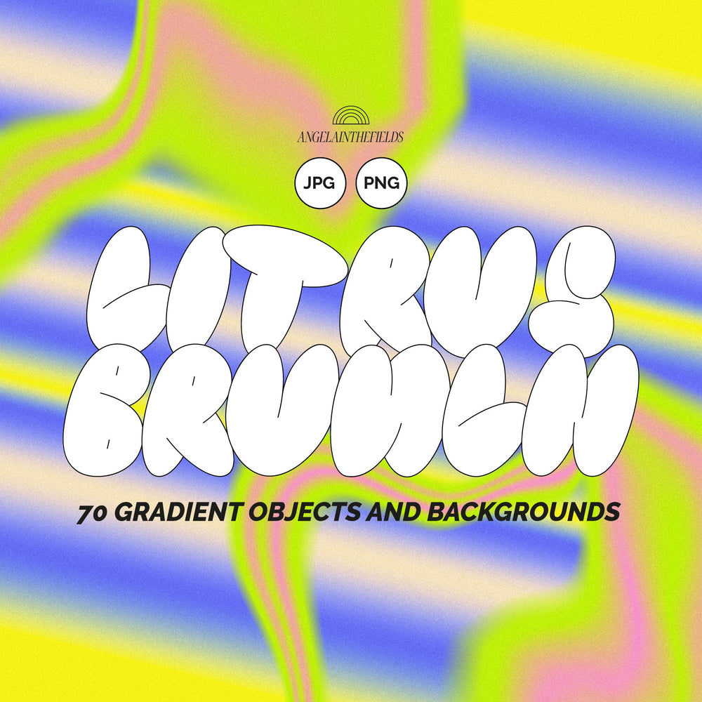 90s Citrus Brunch Gradients by angelainthefields
